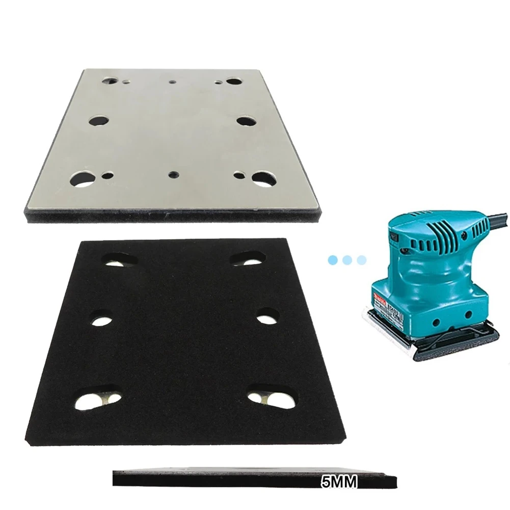 Workshop Equipment Sander Pad Backing Plate Aluminum Plate + PU Foam 1/4 Sheet Square Pratical High Quality Portable