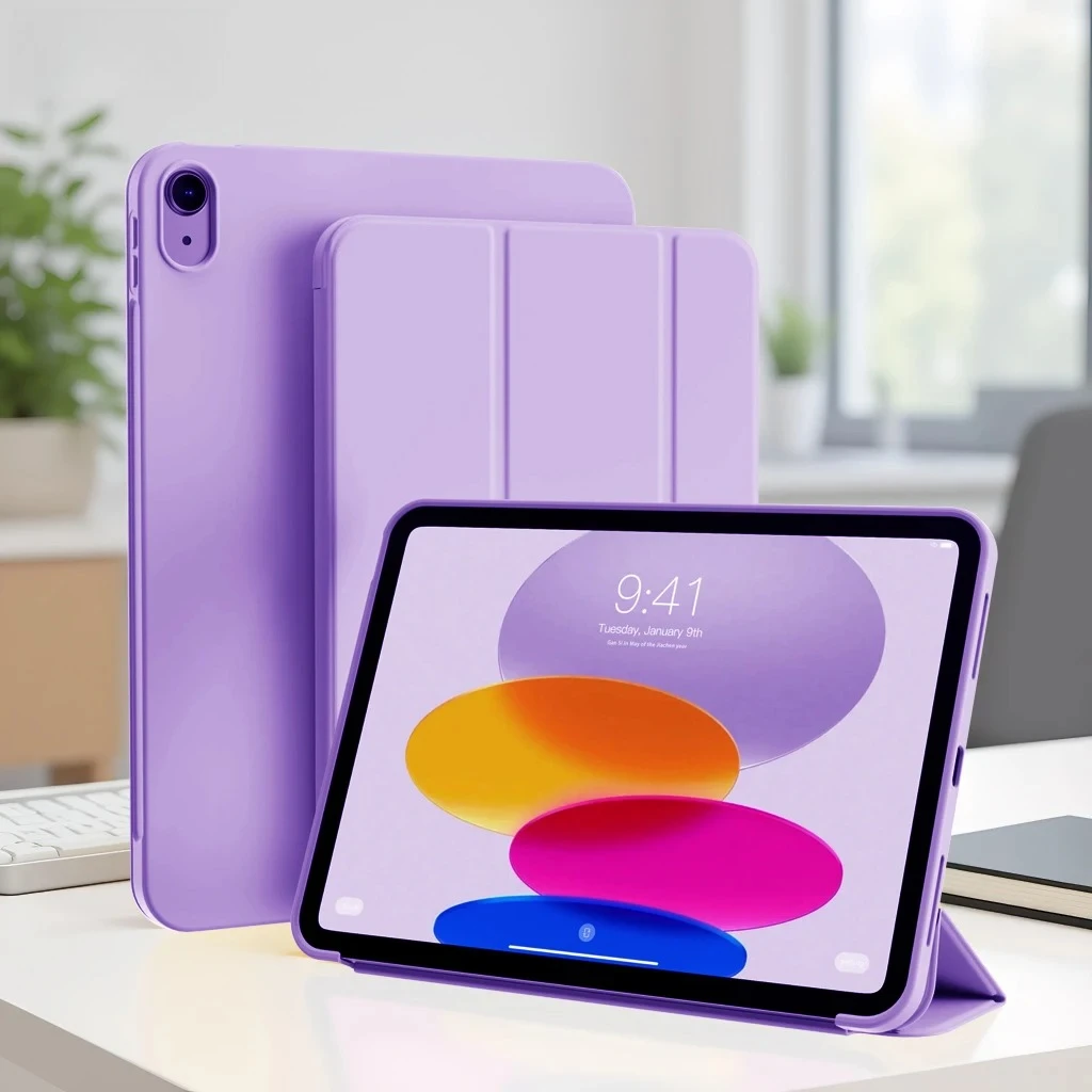 Case for IPad A16 11th 11 Inch 10th Gen 10.9 Inch, Silicon Tablet Case for IPad Air M3 M4, Magnetic Flip Smart Cover with Stand