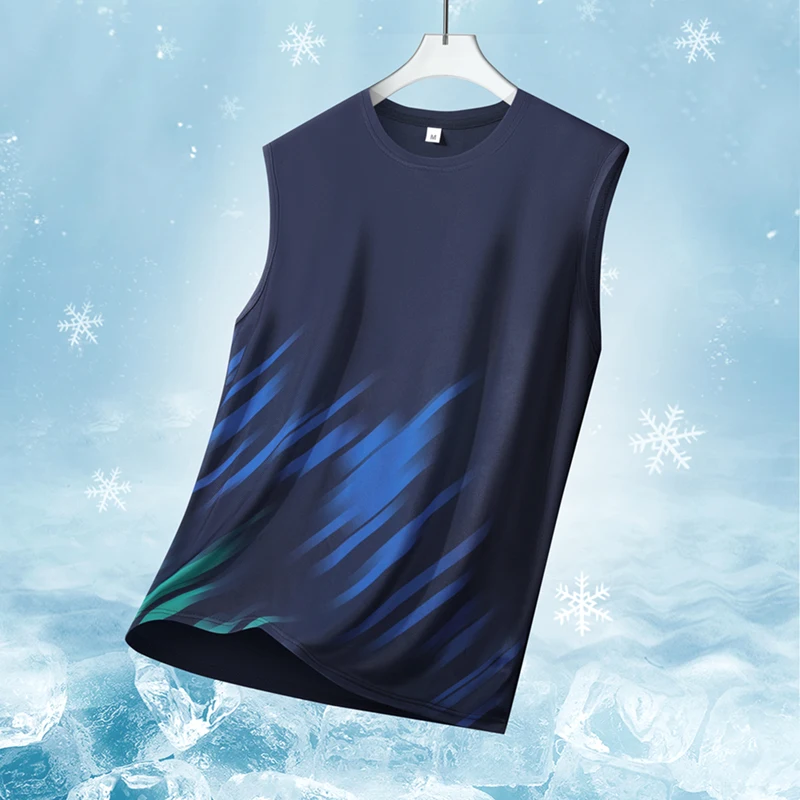 Running Gear Youth - Canotta Sportiva Uomo Sfumata Leggera Senza