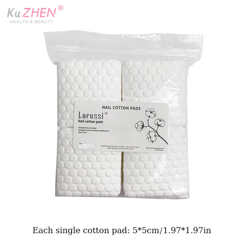 200/500 pçs almofada de algodão para unhas removedor de esmalte gel limpo guardanapos de manicure toalhetes sem fiapos limpador de algodão almofadas de papel verniz ferramenta