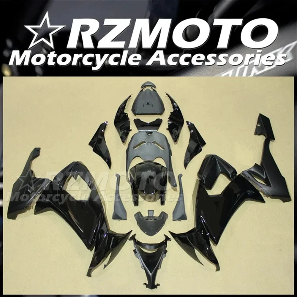 

4Gifts New ABS Full Fairings Kit Fit For KAWASAKI ZX-10R ZX10R 2008 2009 2010 08 09 10 Bodywork Set Custom Black