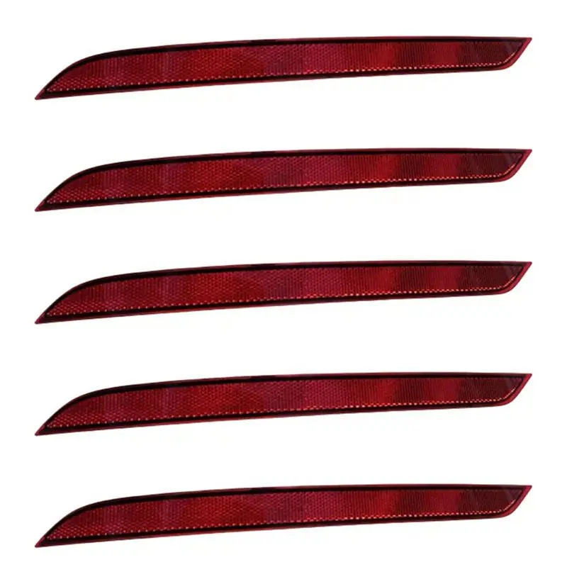 

5X Left Rear Bumper Reflector Trim Lamp 31656677 For Volvo XC60 2018-2023 Brake Reflector Warning Lights Plate