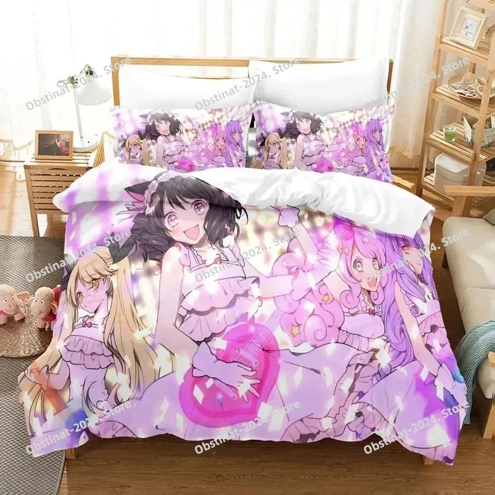 

3D Anime Show By Rock Bedding Set Printed single Comforter Quilt Bed Cover Duvet Cover Pillow Case 3 Pieces Sets Kids Adult Size