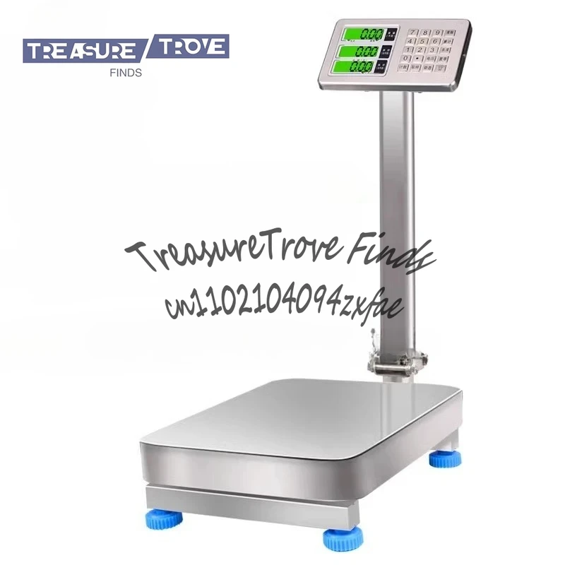 

Stainless steel electronic scale waterproof commercial 100kg table scale