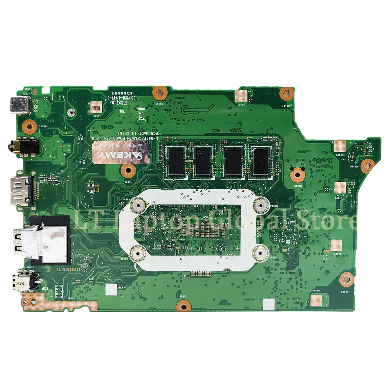 Imagem -03 - Placa-mãe de Laptop Ux562fac para Asus Zenbook Ux562f Q526fa Ux562fa Q526fac Mainboard i5 i7 10 Cpu 8g 12g 16g Ram Ddr4