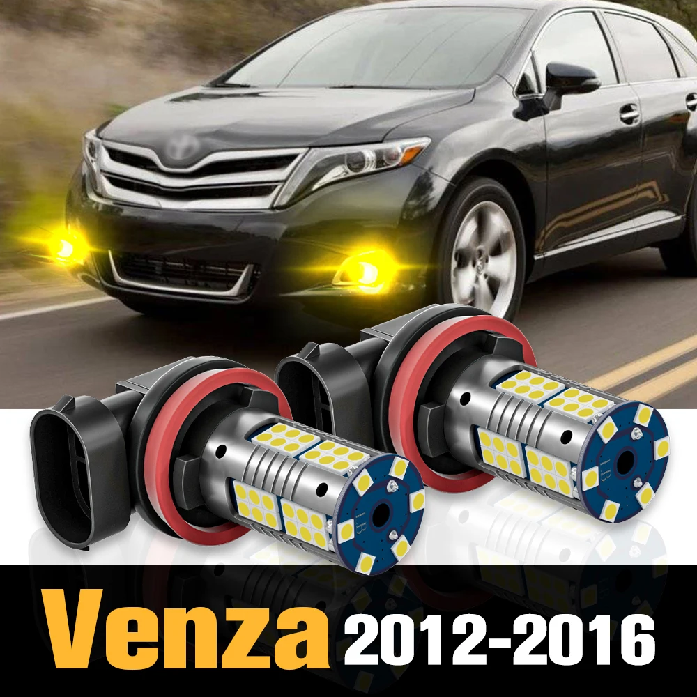 

2pcs Canbus LED Fog Light Lamp Accessories For Toyota Venza 2012-2016 2013 2014 2015