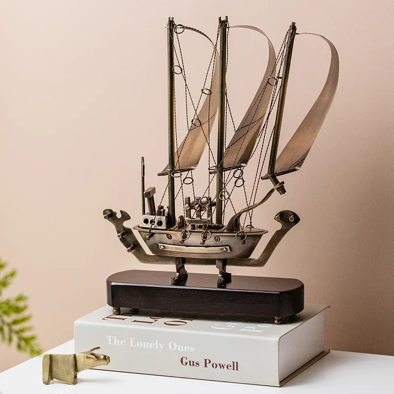 Smooth sailing boat ornament