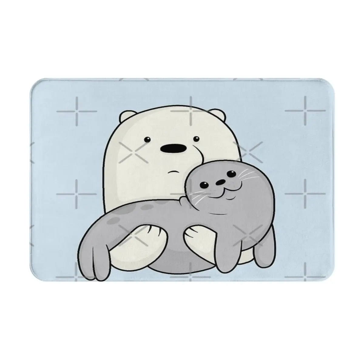 

Ice Bear And Seal Carpet Bath Mats Bathroom Rug Motorcycle Carpet Bath Rug Carpet Door Mat