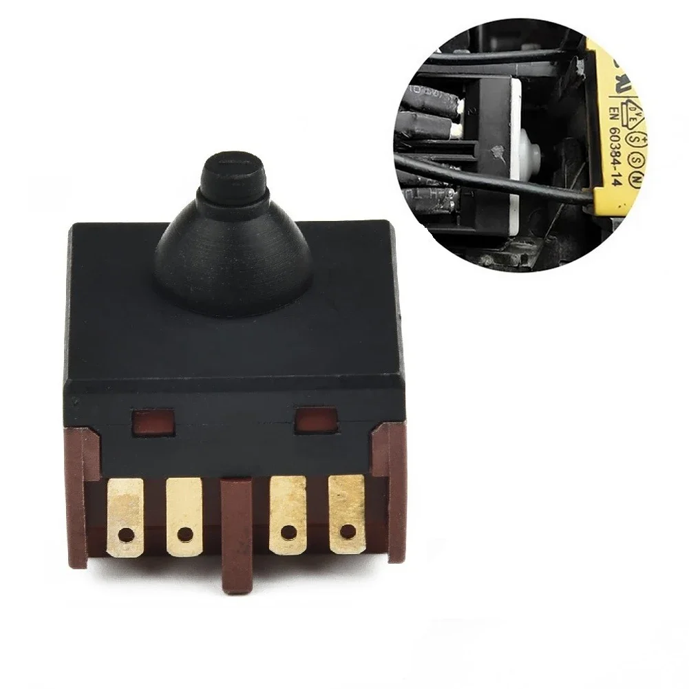 5pcs Angle Grinder Switch Replacement Push Button Switch For Angle Grinder 100 Polisher Accessory Power Tools Parts Accessories