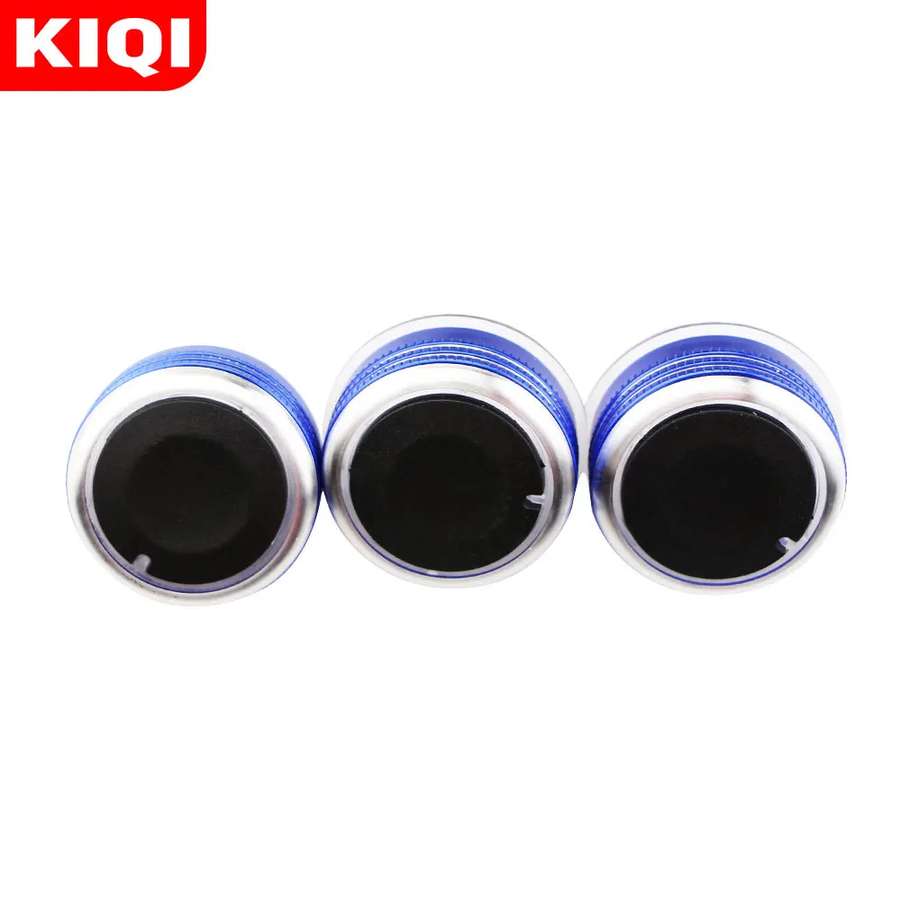 KIQI Aluminum Alloy Car Air Conditioning Heat Control Switch Knob for TOYOTA BB 2000-2005 SCION XB 2003-2007 Accessories