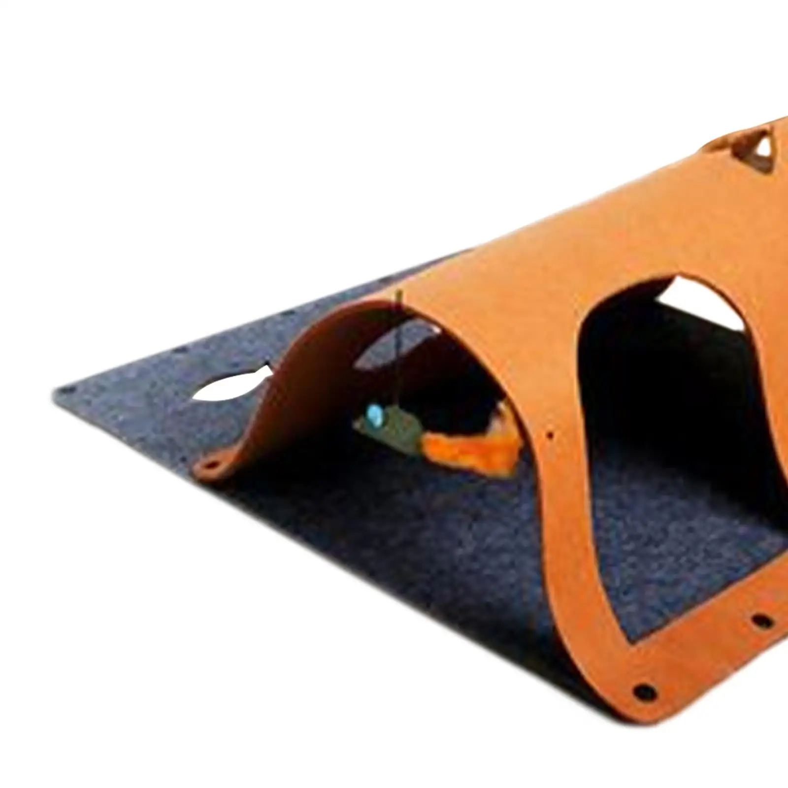 Túnel do gato com rato pendurado, tenda dobrável para gatinho, acessórios para animais