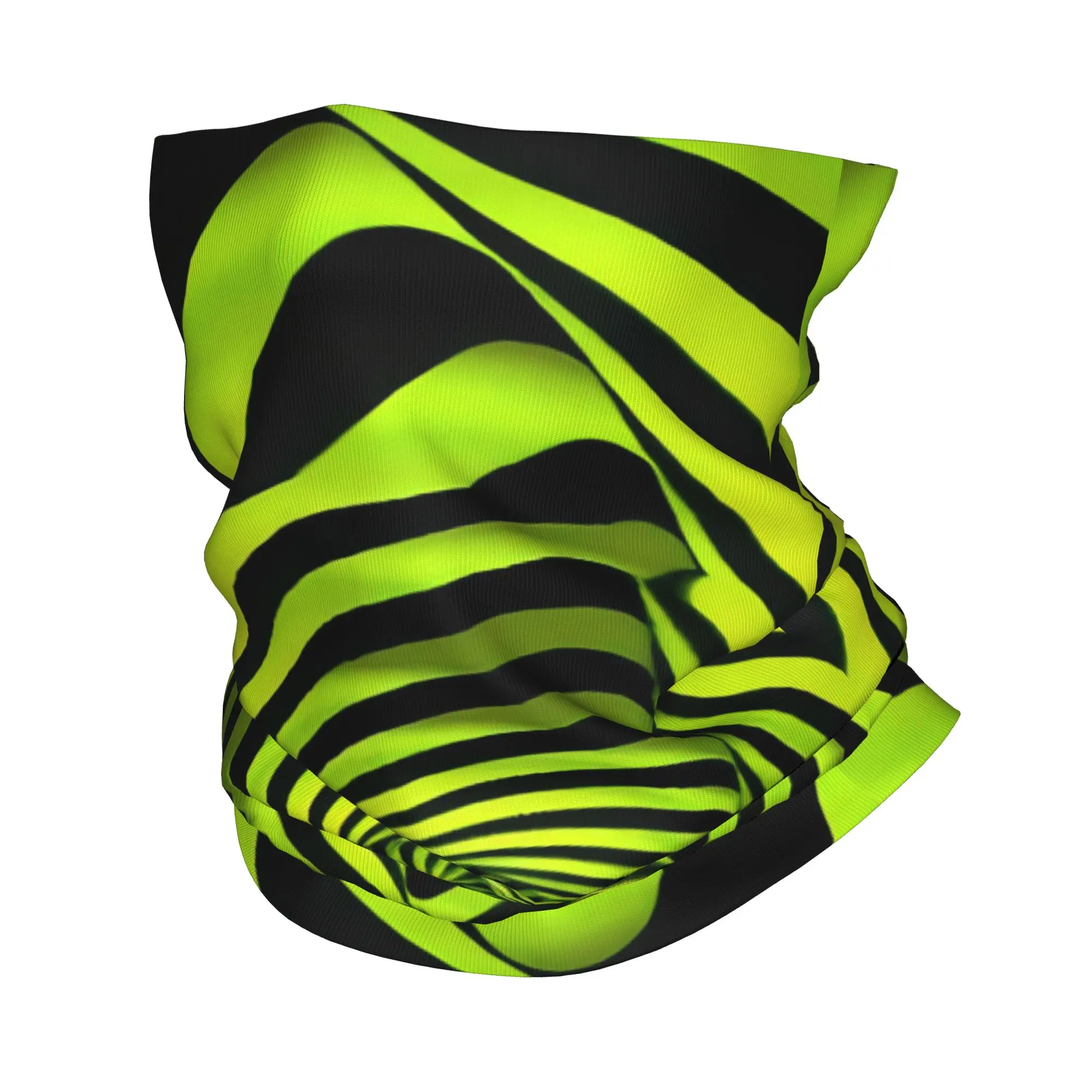 

Swirl stripe color block print11 Bandana Cover Club Wrap Scarf Cycling Riding Unisex Windproof Neckerchief