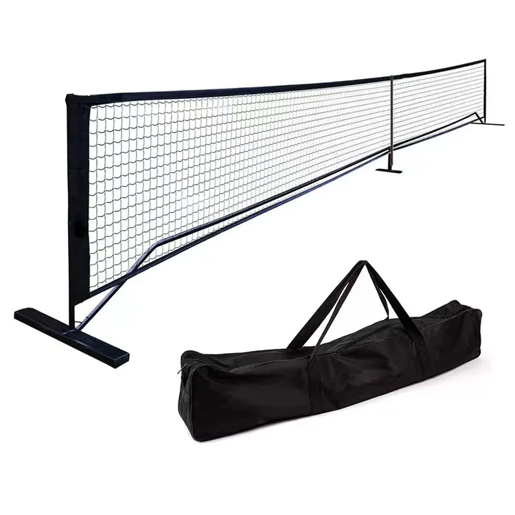 Professional Pickle Ball Game Net System Portable Pickleball Tennis Net With Carrying Bag Metal Stand Tennis Nets