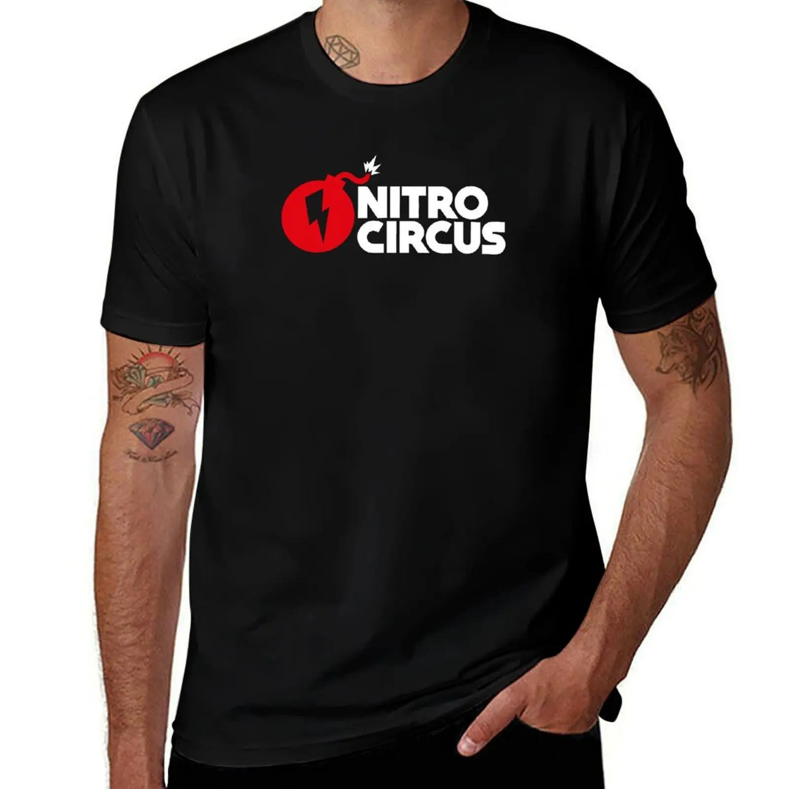 nitro circus T-Shirt High Elasticity Sports T-Shirt