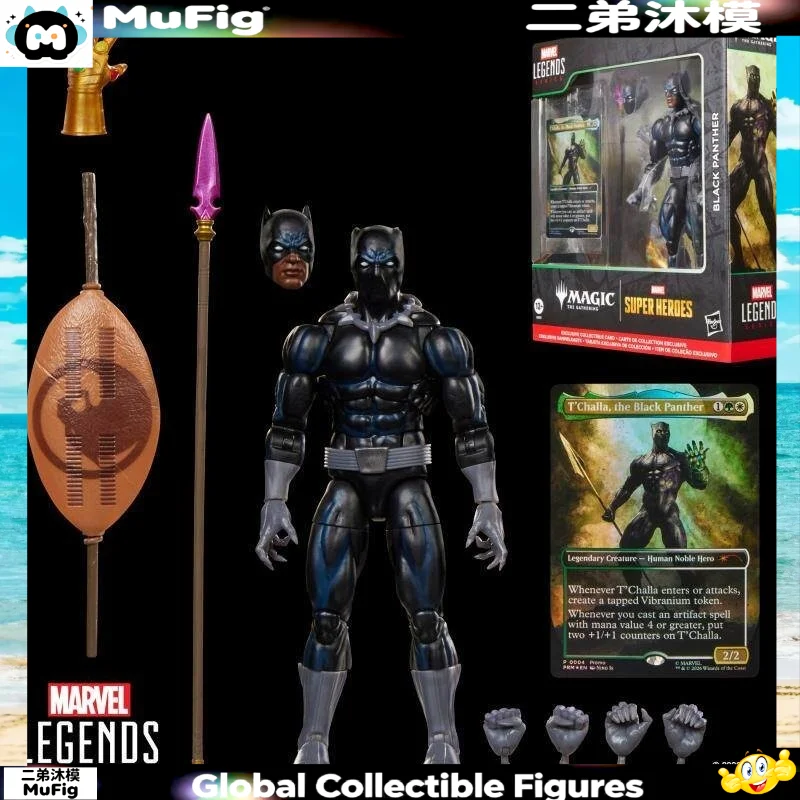 In Stock Hasbro Magic: The Gathering Crossover 6-inch Black Panther Articulated Figure Collectible Gift