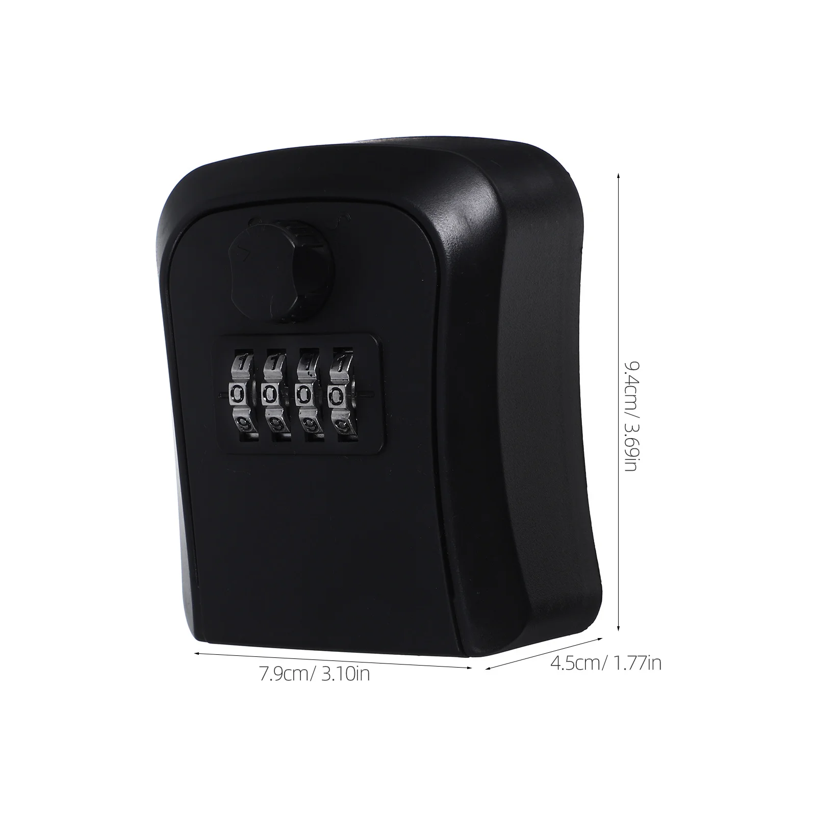 Lock Box for Keys Outdoor with Code Waterproof Wall Mounted Key Box for Outside Door Security Key Storage Container