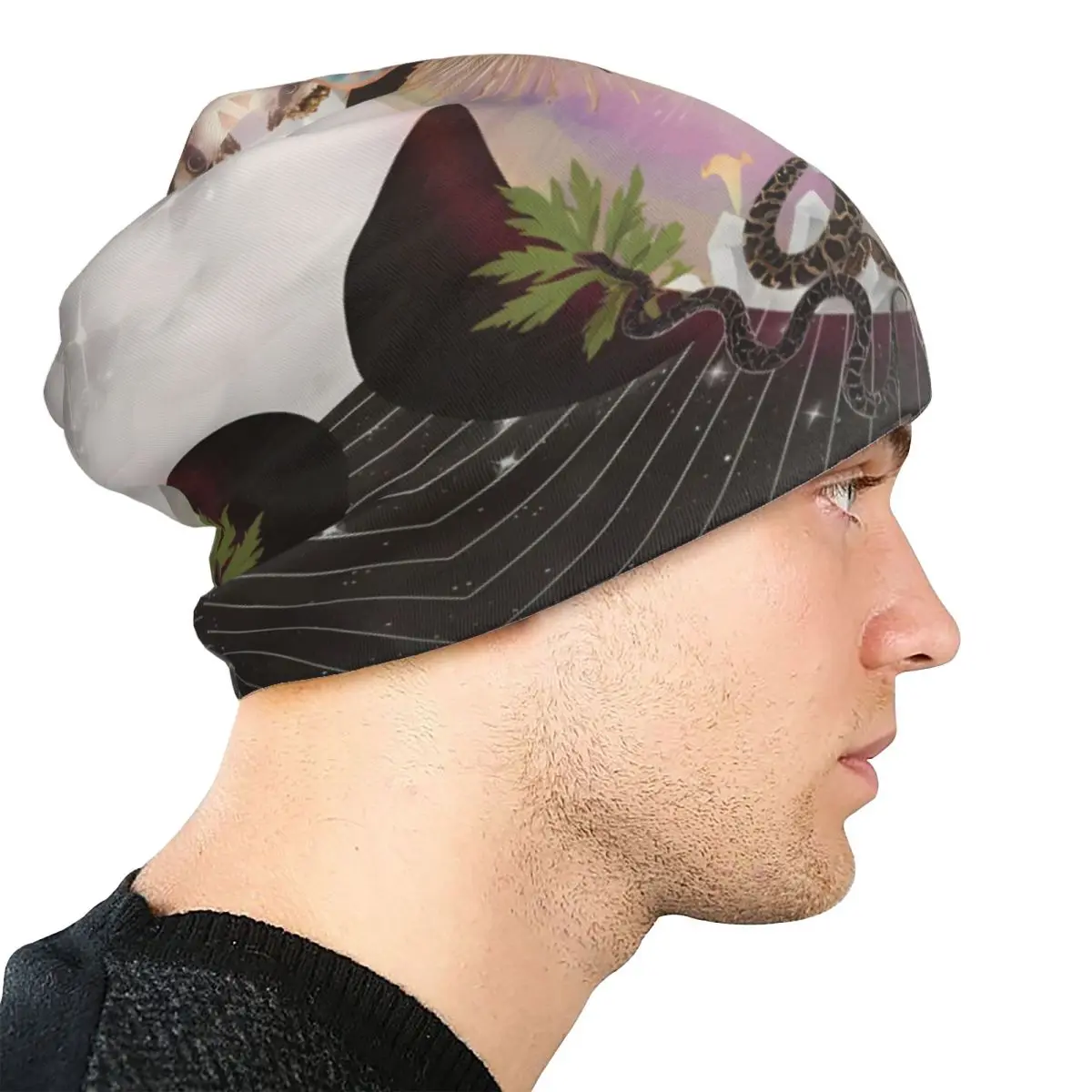 Мужские шапки-бини