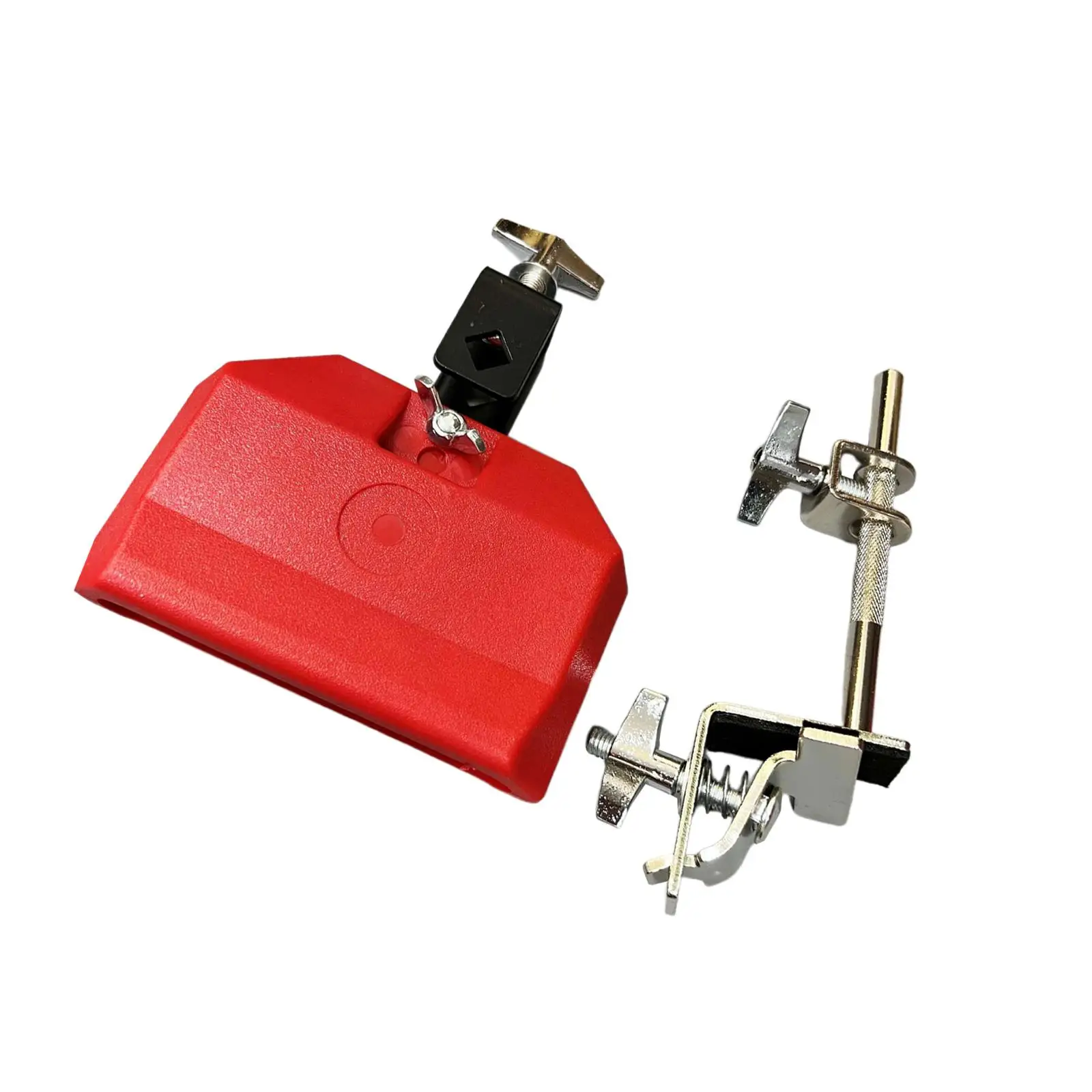 High Pitched Cowbell with Holder Clamp Easy Installation for Events Party