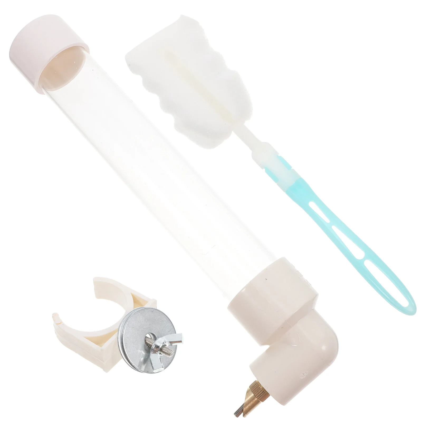 

1Set Large Capacity Automatic Parrot Cage Water Bottle External Hanging Feeder for Rabbits Birds Small Animal Water Dispenser