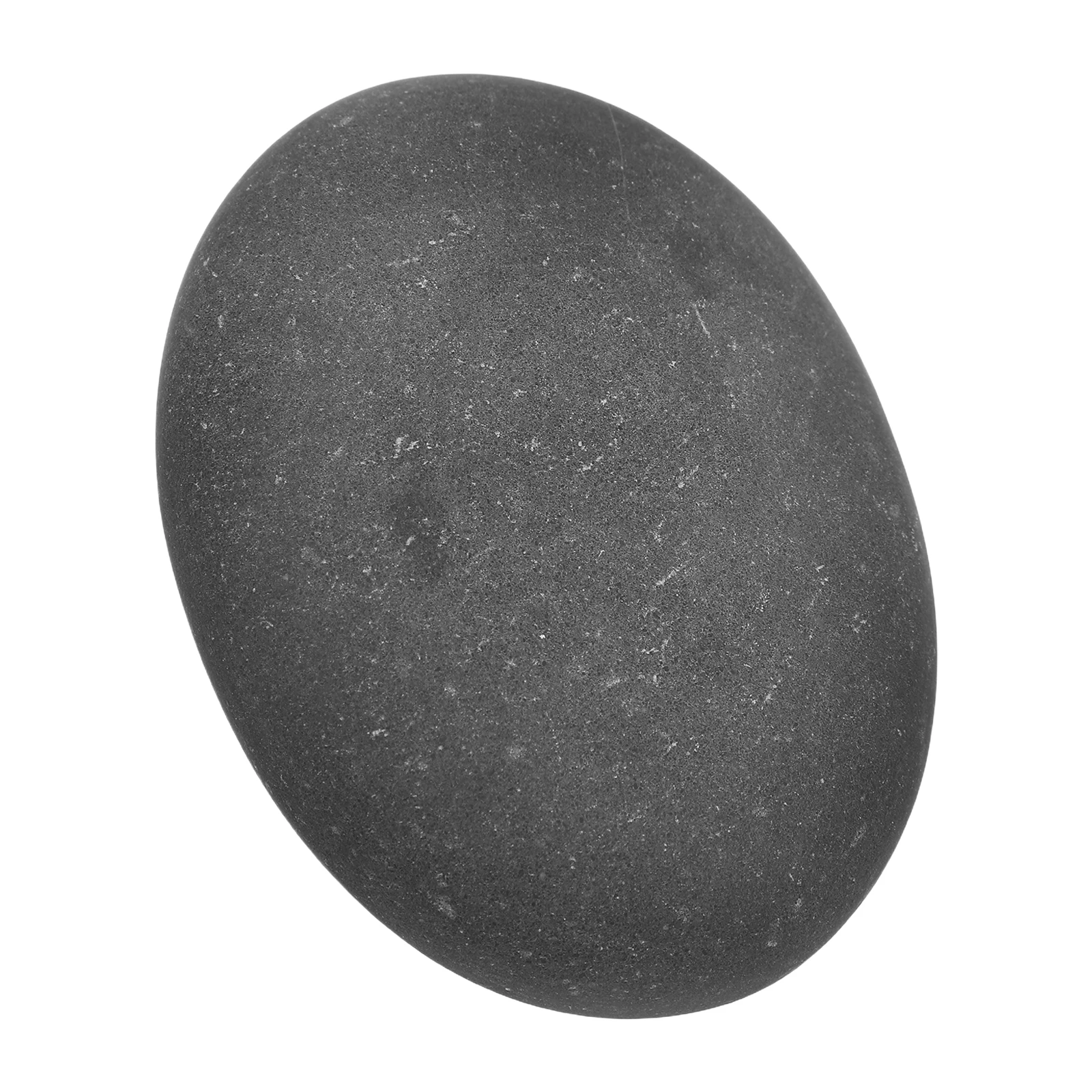 

Natural Black Massage Stone Volcanic Energy Spa Smooth Convex Side for Professional Use Massage Stones