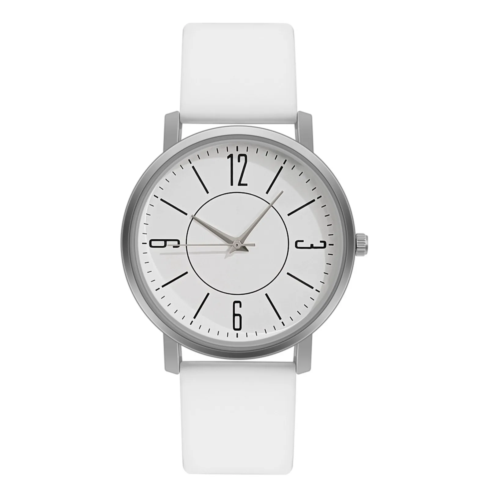 Montre à quartz avec bracelet en cuir pour hommes et femmes, montres-bracelets simples, montre-bracelet rétro classique, cadeau pour les amoureux, horloge décontractée