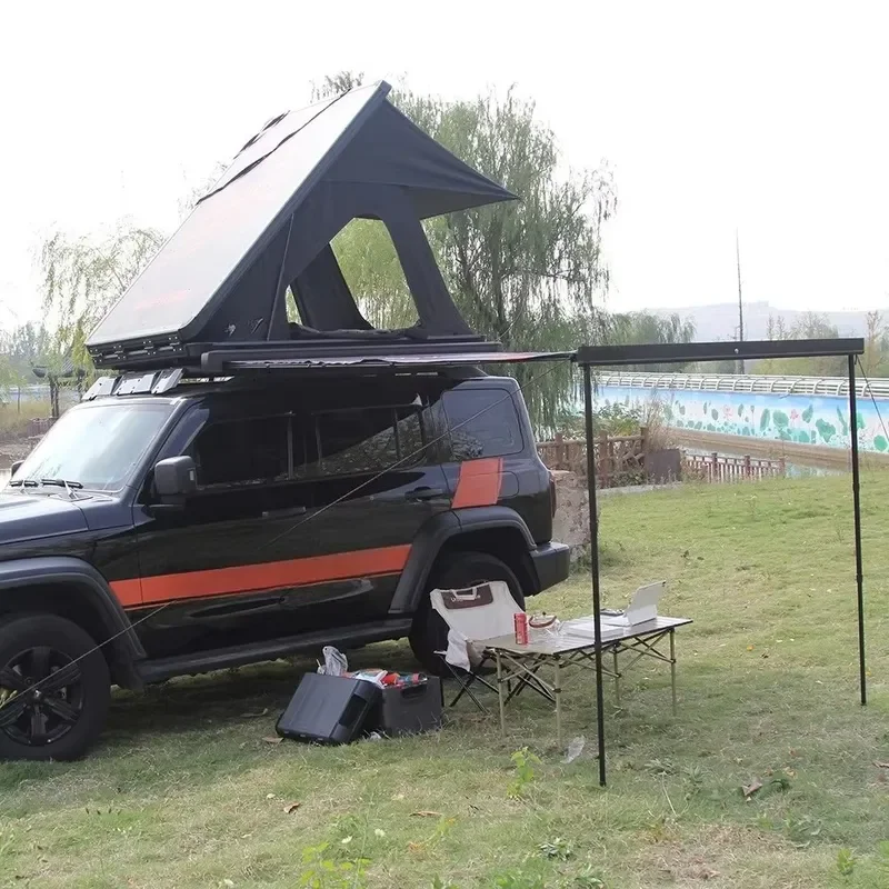 Outdoor Camping Off-road Waterproof Retractable Vehicle Tarp Sun Shelter Tent Pull-out Car Side Awning for Suv