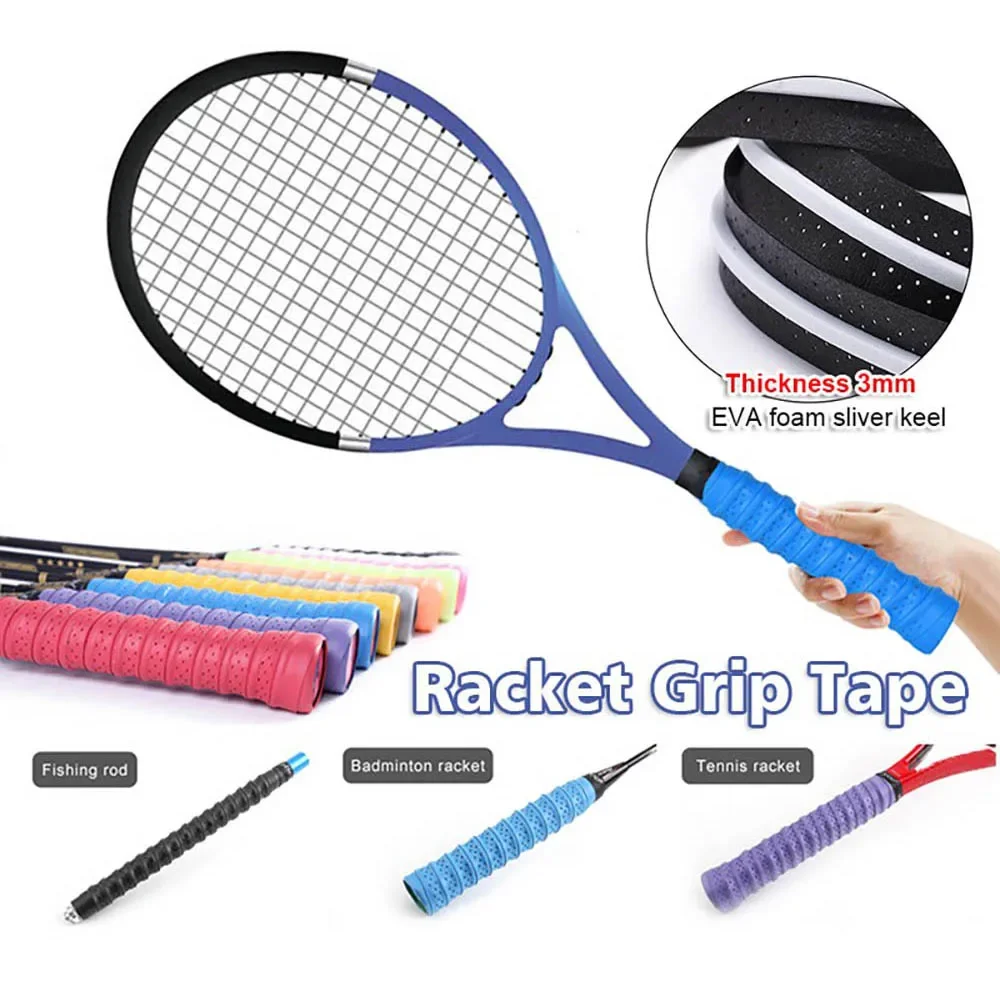 Badminton Anti-Slip Absorver Suor Raquete Aperto, Punho Aperto, Squash Band, Multi-Uso Raquete Overgrips, Acessório de tênis, Qualidade