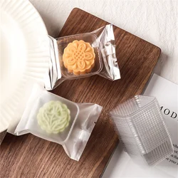 100pcs 중순 가을 축제 Mooncake 기계 인감 가방 크리스마스 파티 파인애플 케이크 미니 과자 계란 노른자 파삭 파삭 한 쿠키 포장