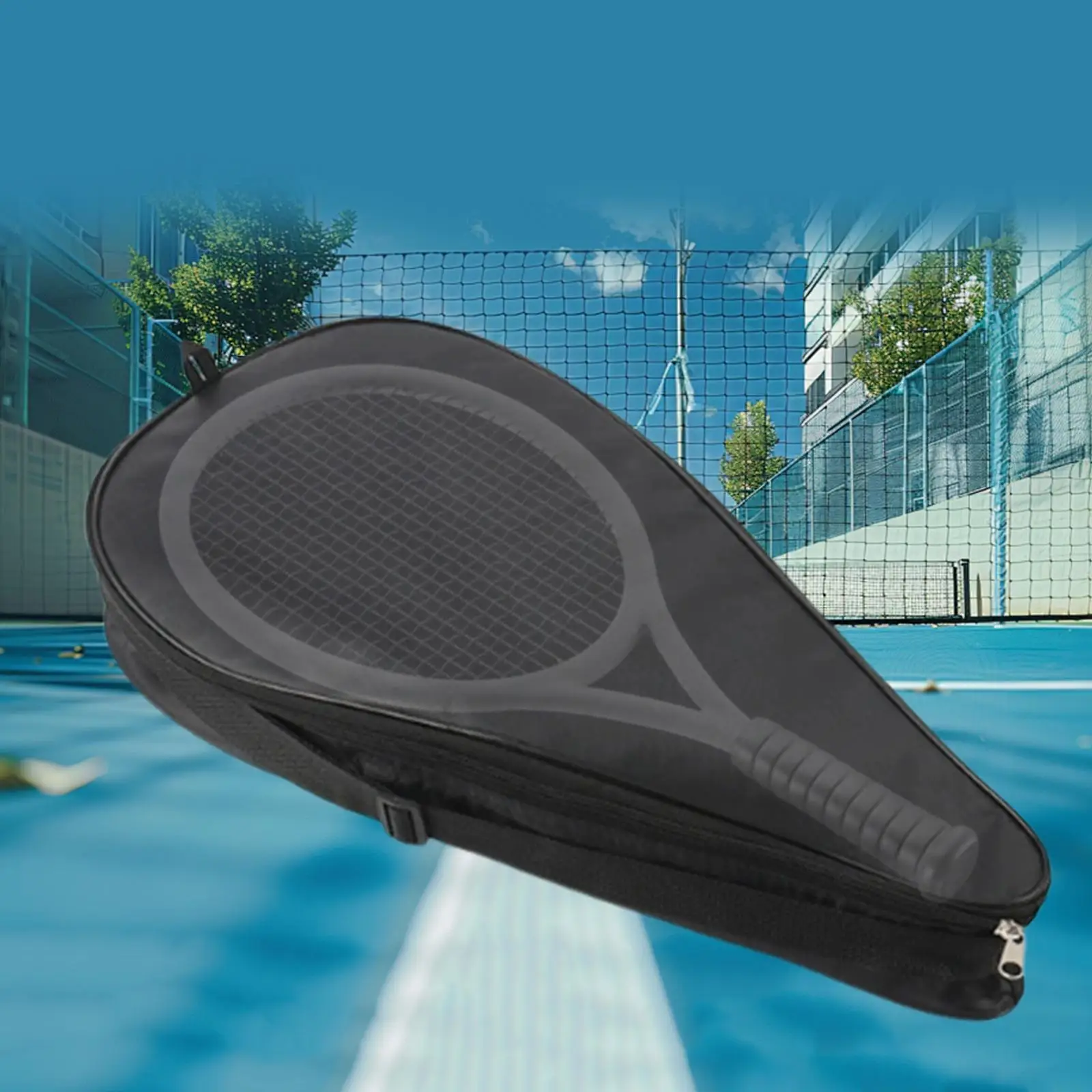 

Tennis Racquet Cover Bag with Shoulder Strap Premium Protective Badminton Racquet Bag Carrying Case for Players Men Women