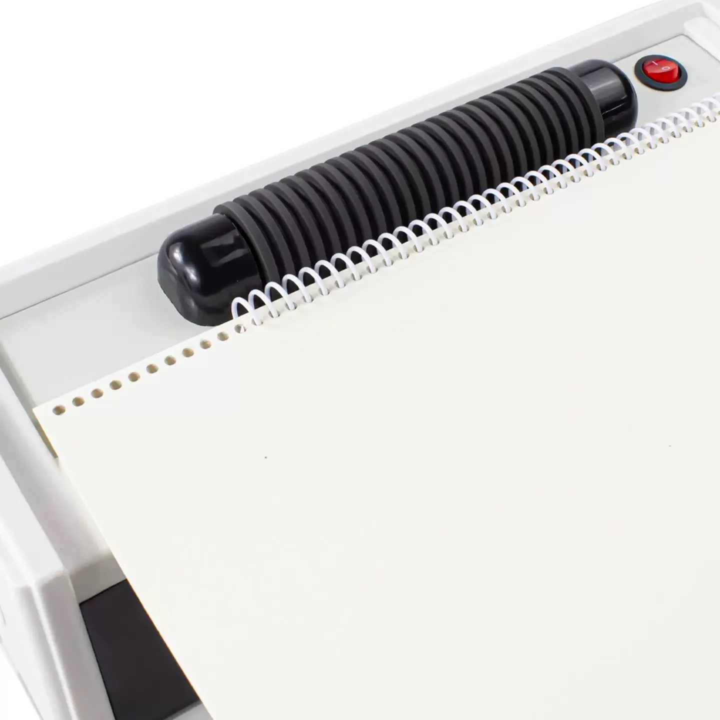 Compact Desktop Spiral Coil Binding Machine for Notebook Finishing