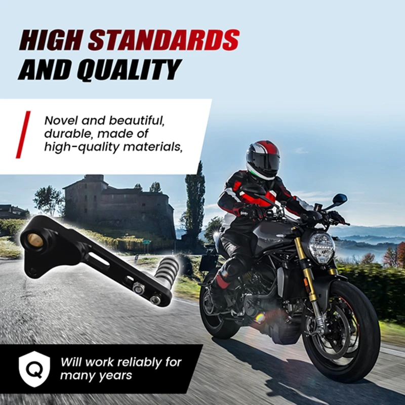 

Motorcycle Adjustable Gear Shift Lever For DUCATI Monster 1200 S R 821 Shifter Pedal Foot Pegs CNC Aluminum