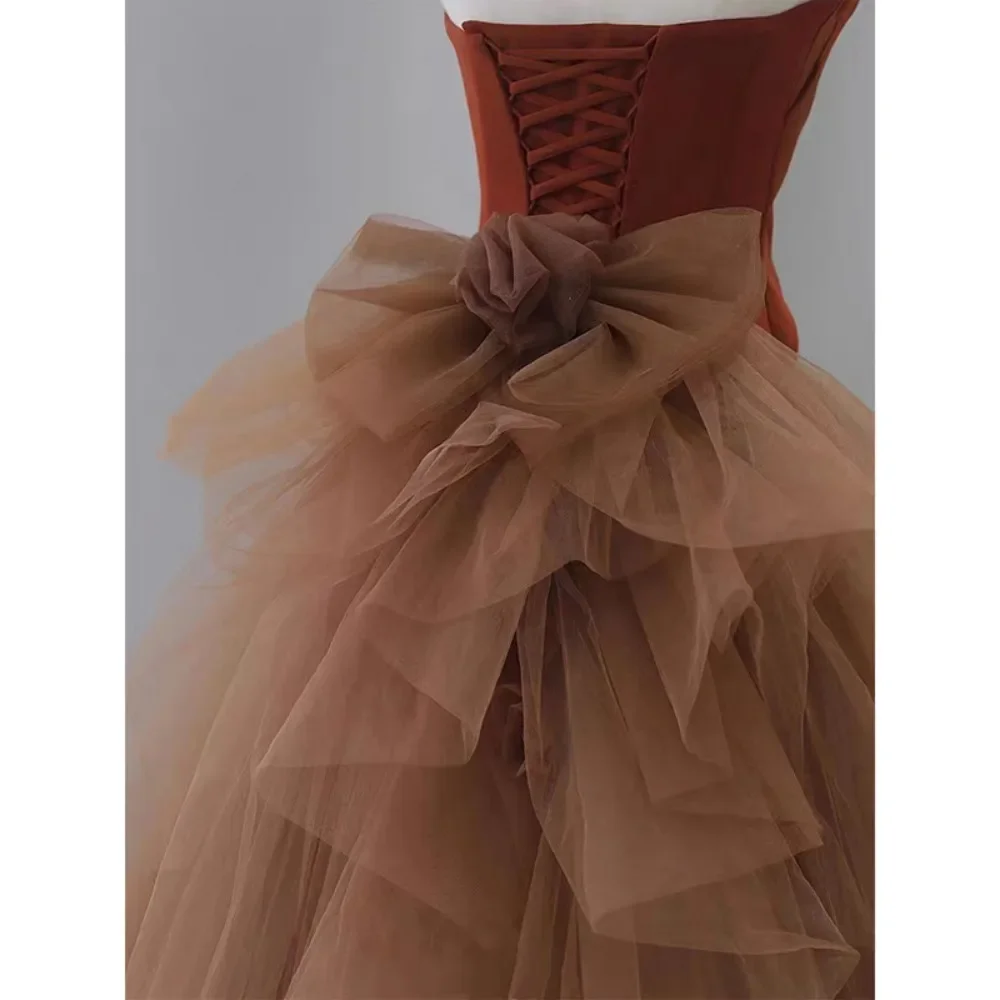 Wakuta Mermaid Prom Dress abiti da sera indossabili a 2 vie con Tulle a strati Bow Train vestidos de gala robe de soirée