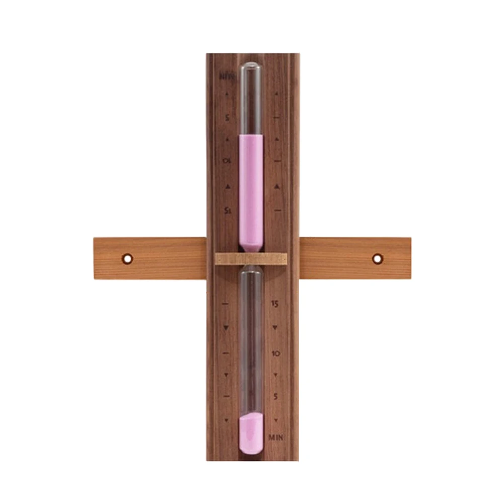/Wooden /Hourglass /Timer 15 Minute Wall Mounted Sand Clock For Sauna For Steam Room Relaxation Bathroom Decor Accessories