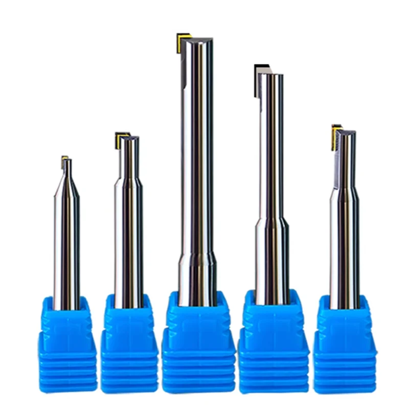 Frez diamentowy MCD, frez do fazowania pod kątem 90 stopni, frez trzpieniowy 1mm-12mm, bit do grawerowania do cięcia miedzi, aluminium, akrylu, PVC — 2