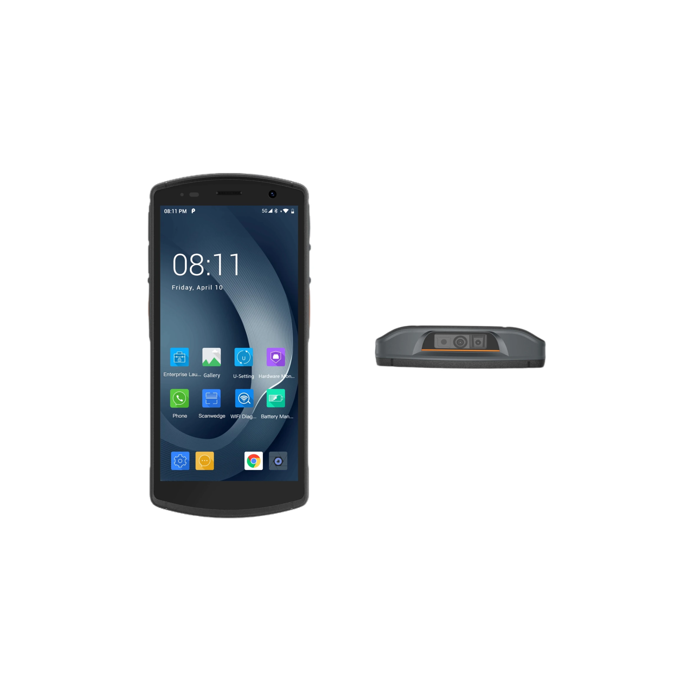UROVO CT58S Rugged Android PDA With NFC Barcode Scanning Inventory Management for Industrial Use