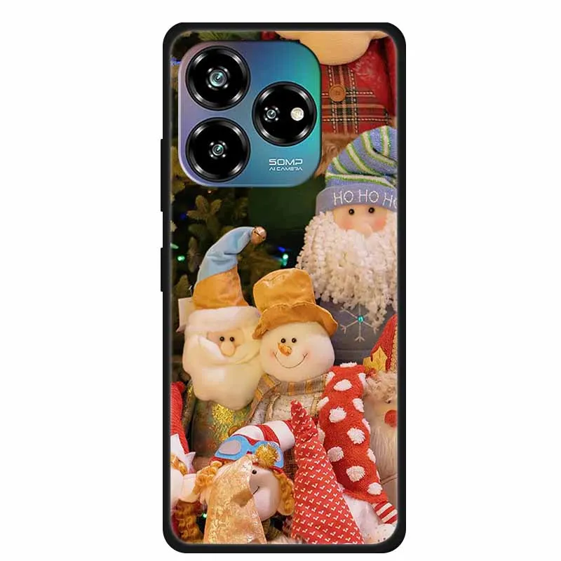 Christmas Lovely Cover For ZTE Axon 60 Lite Case  Axon60 50 40 Lite Pro Ultra 30 Soft Silicone TPU Phone Case For ZTE Axon 60 4G