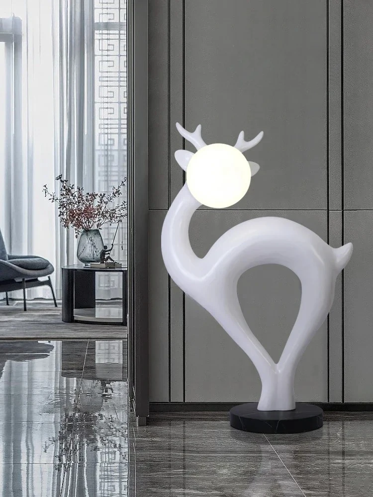 

N Creative Art Abstract Leopard Floor Animal Sales Office Villa Sculptured Ornaments buddha statue home decor