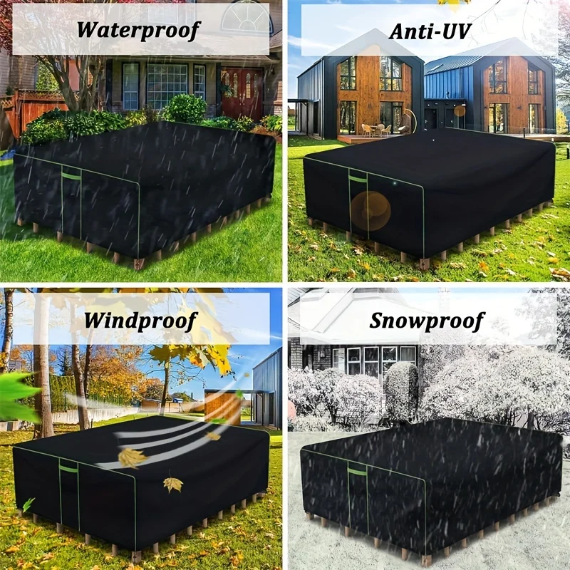 Patio Furniture Covers, Outdoor Furniture Cover Waterproof, 600D Outdoor Table and Chairs Set Cover, 110\