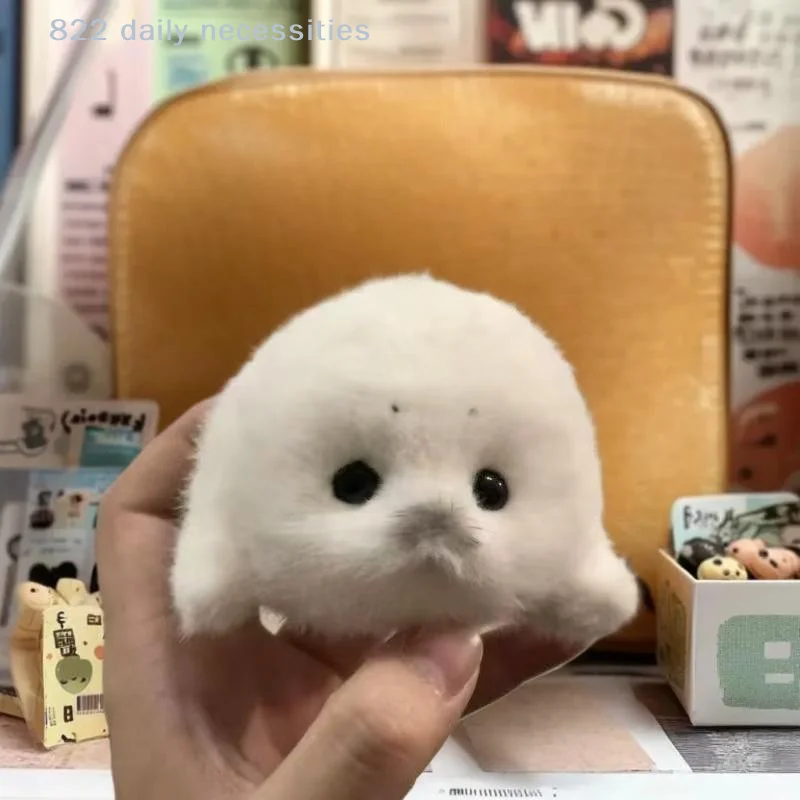 

convenientCute Baby Seal Doll Plush Toy Pendant Simulation Ocean Toy Souvenir Seal Pendant Gift Doll Bag Pendant