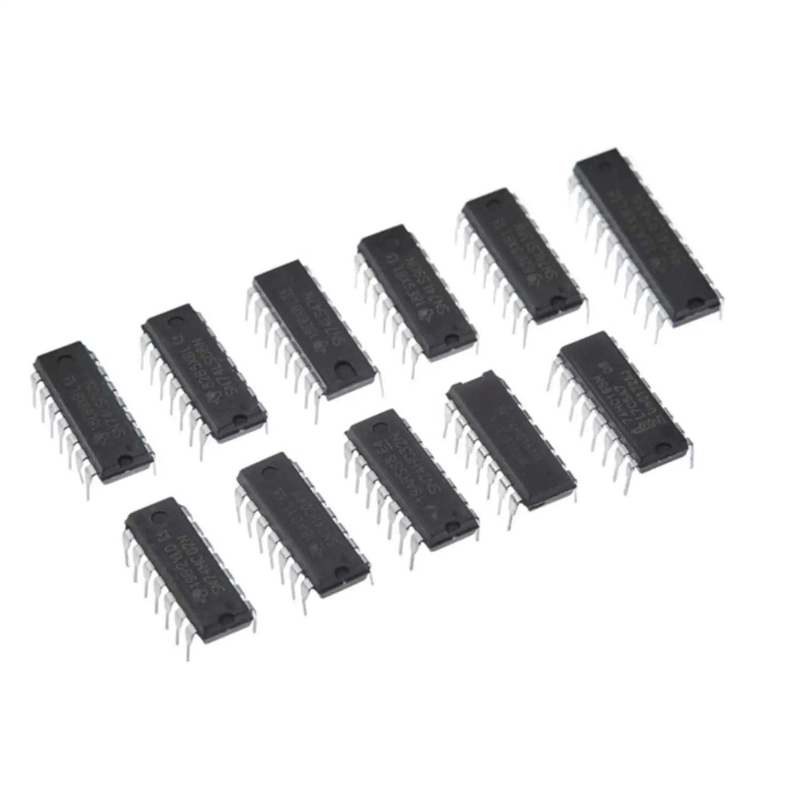 IC Including 20 Different Types 74HCXX 74LSXX Series Circuit Chips Registers Timer Chips Suitable