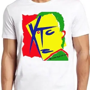 

XTC Drums and Wires T Shirt B3210 New Wave Rock Music Retro Cool Top Tee