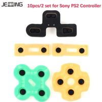 10Pcs/2Set Conductive Rubber Contact Pad Button D-Pad For PS2 Controller Handle Button Soft Silicone Key Repair Parts