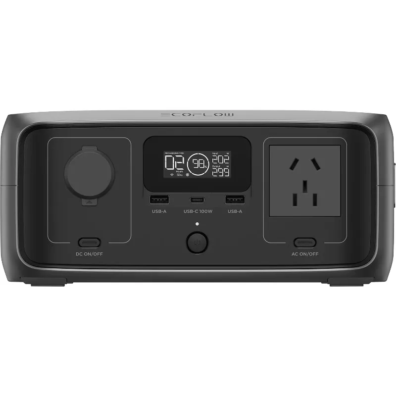 Gold SellerEcoFlow RIVER 3 Portable Power Station MPPT Controller Pure Sine Wave EU 300W/600W External Battery Flashlight Sol