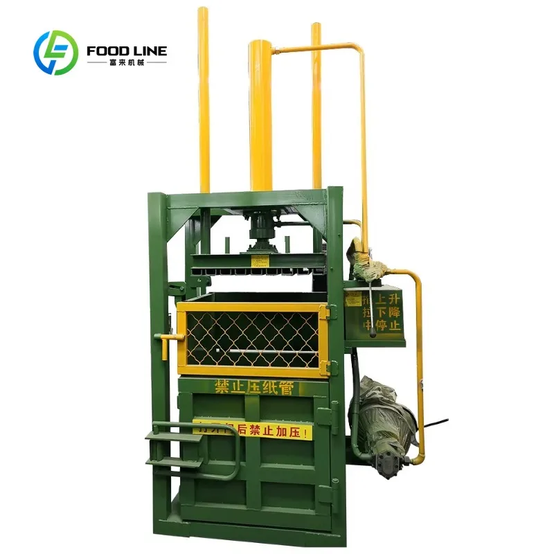 Customized Waste Paper Carton Baling Machine Hydraulic Carton Compress Baler Packing Machine