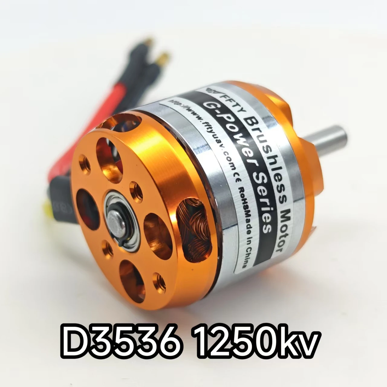D3536 1250KV D3536 750kv RC Brushless Motor High Thrust for Airplane Glider FPV Drone 9-11 Inch Prop 3S 4S Lipo