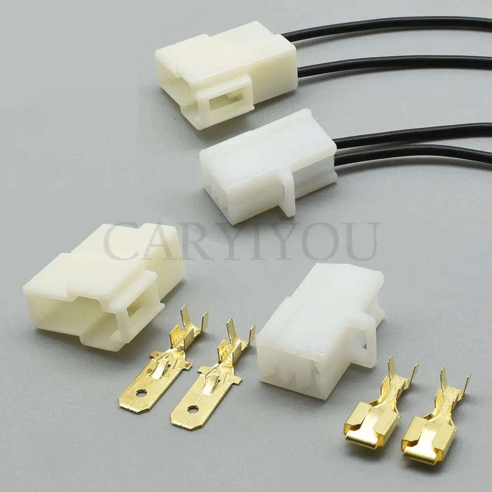 1 Set 2 Pin 7.8mm Series Male Female Connector Automotive Wiring Harness Car Plug With Terminal Or Wire DJ7021A-7.8-11/21