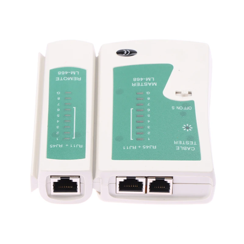 1Set RJ45 RJ11 Network Cable Tester Cat5 Cat6 UTP LAN Cable Tester Tool Networking Wire Telephone Cable Line Cable Tools