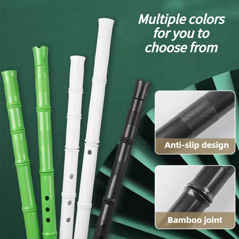 8 Hole Resin Xiao G Key Chinese Vertical Bamboo Flute Beginner Detachable Professional Play Xiao Traditional Musical Instruments