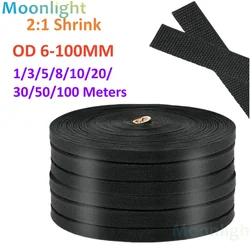 Braided Cable Sleeve Heat Shrink Tube 6/8/10/12mm Insulation Flam Retardant PET Auto Line Organizer Wire Wrap Sheath Protection