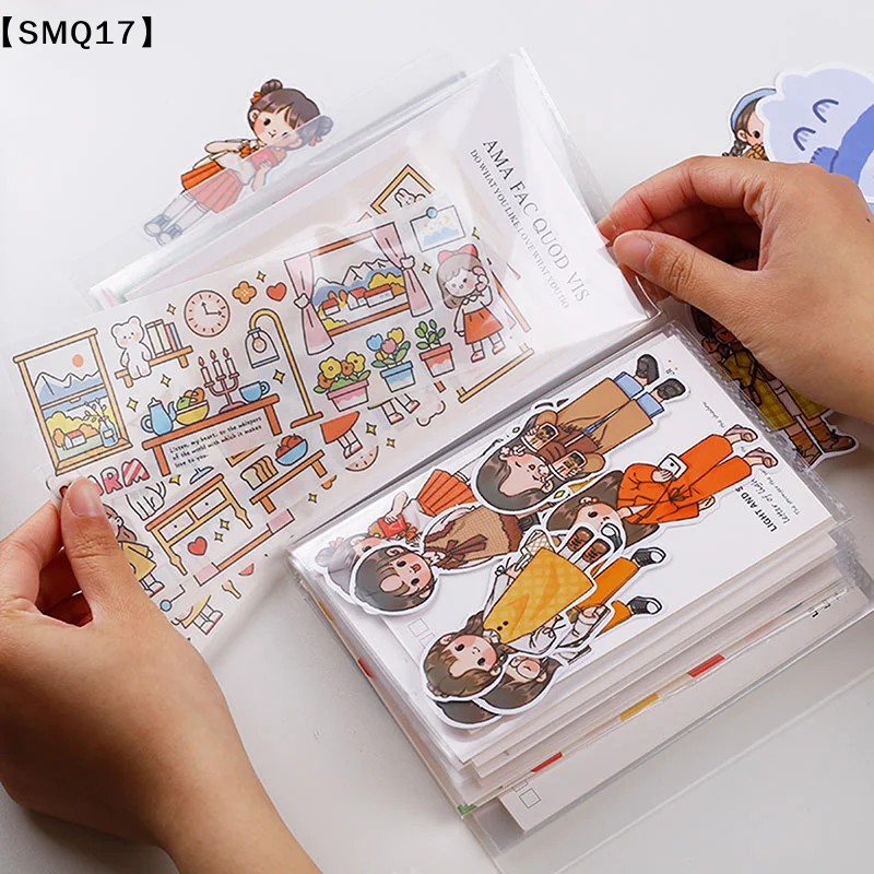 40 Pages A6 Postcards Pocket Storage Book Transparent Home Picture Album【SMQ】